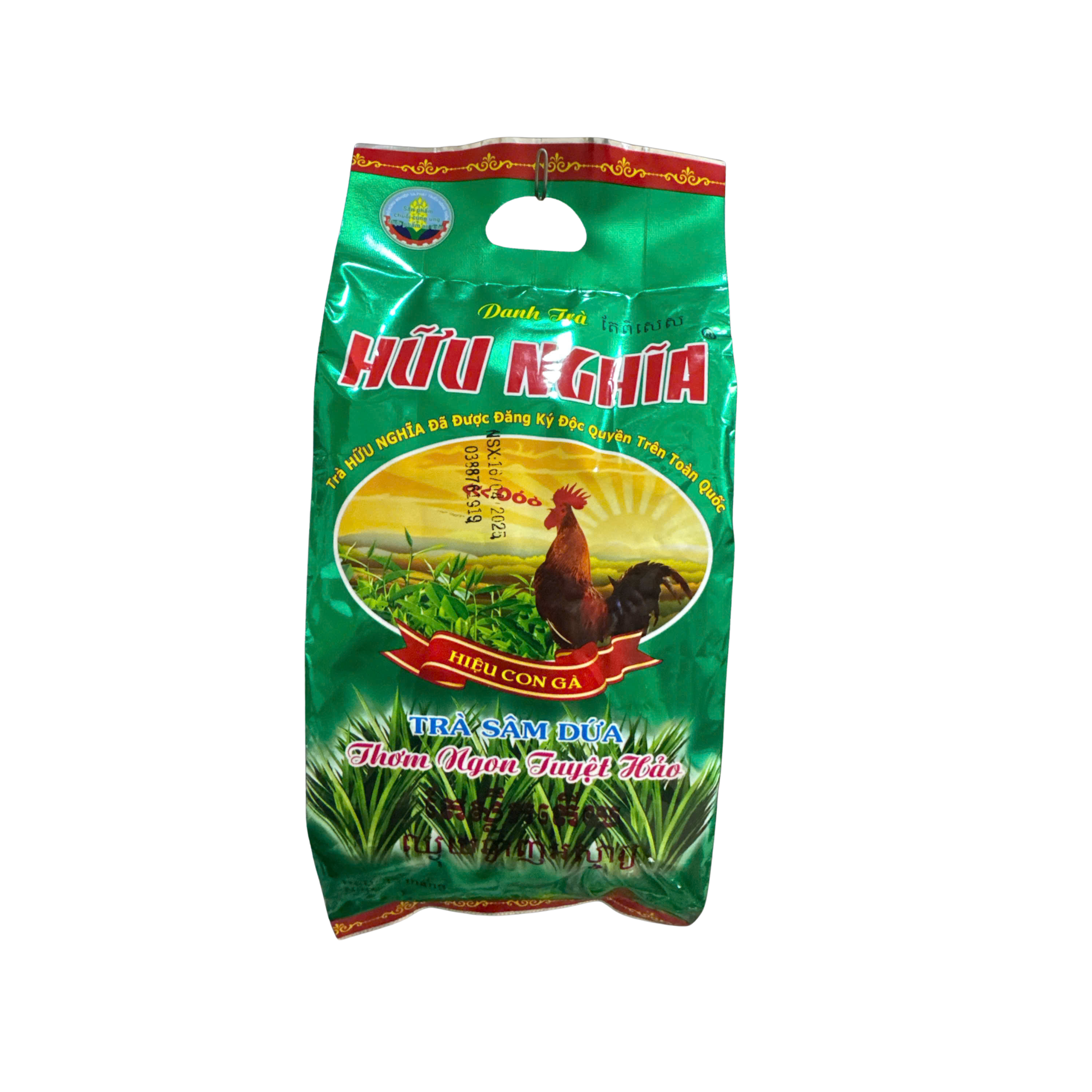 Trà Sâm Dứa Hữu Nghĩa – Hiệu Con Gà – Gói 110g